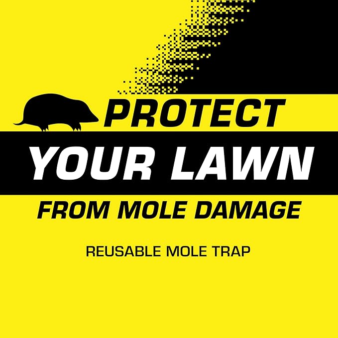 Tomcat Mole Trap, Innovative and Effective Mole Remover Trap Kills Without Drawing Blood, Reusable and Hands-Free, 2 Traps