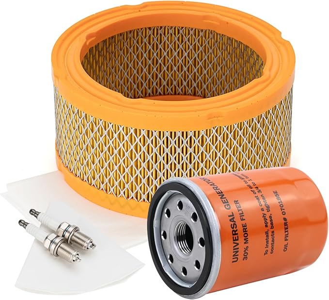 5664 Generators Maintenance Kit for Generac 12-18 kW automatic standby generators, Maintenance Kit includes Oil filter 070185ES, Air filter 0C8127,Spark plug 0E7585A (prior to 2013)