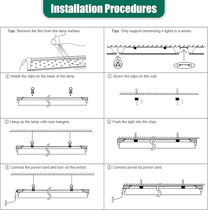 SZHLUX LED Grow Light 4ft 140W (2×70W) Full Spectrum 660nm 730 IR Included LED Plant Light for Indoor Plants, Super Bright Linkable Hanging Grow Light Sunlight Replacement Strip with Reflector