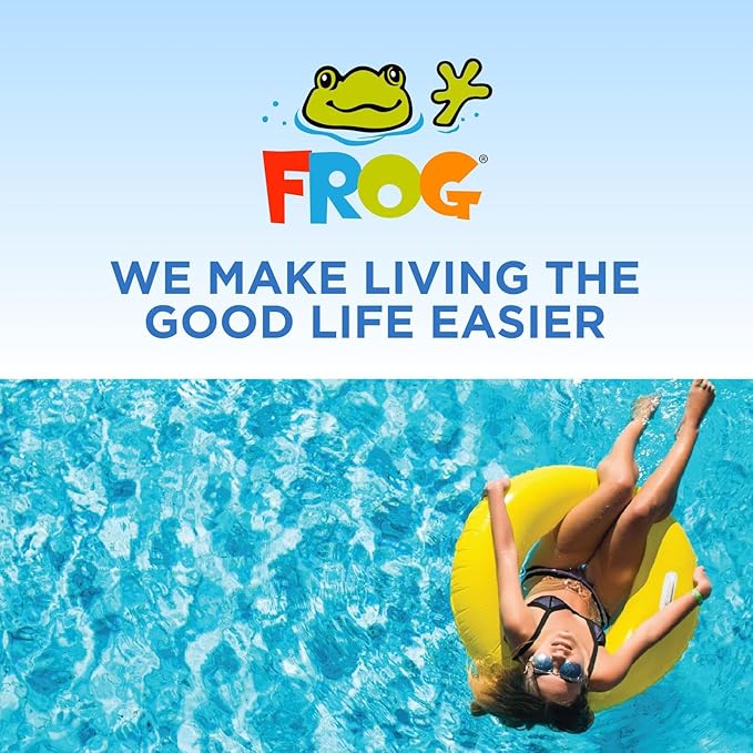 FROG 90-Day Algae Barrier - Dry Formula Algaecide Prevents Black, Green and Yellow Algae for Pools up to 20,000 Gallons - Pool Maintenance & Algae Prevention - 2 Pods