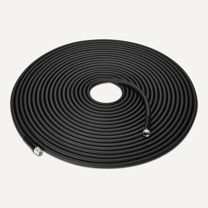 Amazon Basics Garden Hose, 100ft, Kink-Resistant with Crush-Resistant Aluminum Couplings