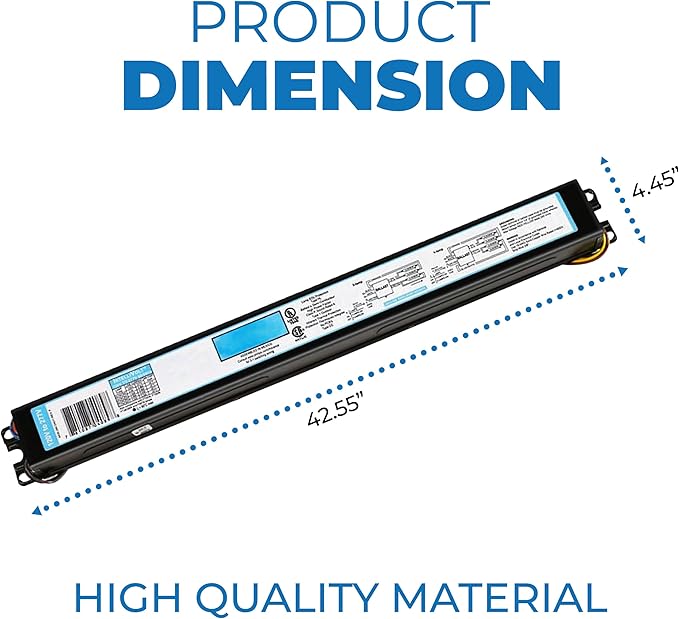 OHLECTRIC Replacement for ICN-4S54-90C-2LS-G, 4 Lamp, T5 Fluorescent Electronic Ballast (4-Pack) 120-277 Volt - Instant Start - Standard and Energy Efficient Ballasts, UL Approved (4)