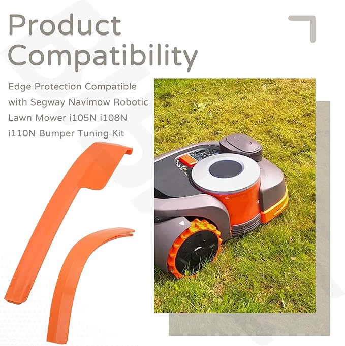 Edge Protection Compatible with Segway Navimow Robotic Lawn Mower i105N i108N i110N Bumper Tuning Kit