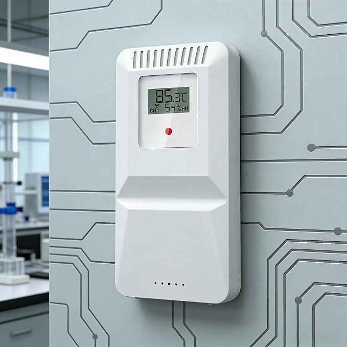 Digital Indoor Outdoor Wireless Remote Sensor, High Precision Temperature and Humidity Meters, Sutible for Weather Station with Rain Gauge : 5087-3, 5065-3A, and 5065-3S