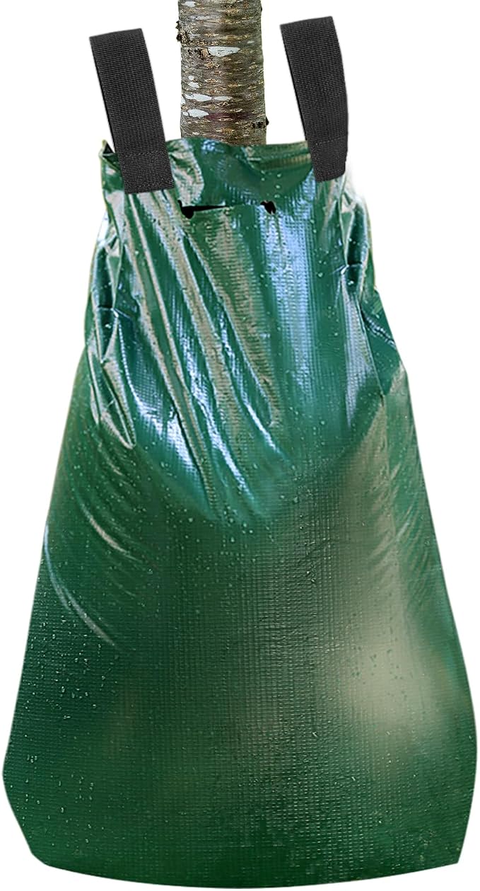 REMIAWY Tree Watering Bag 20 Gallon Watering Bag for Trees with Heavy Duty Zipper Premium PVC Slow Release Drippers (5-8 Hours Releasing Time)