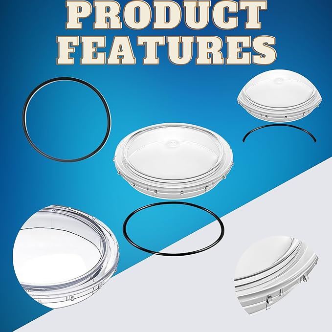 Swimables Lid and Oring Compatible with Pentair Superflo Pool Pump Parts 350091 | Compatible with Pentair Superflo VS 342001, 342002 and Superflo Single Speed Pool Pumps | Made in USA