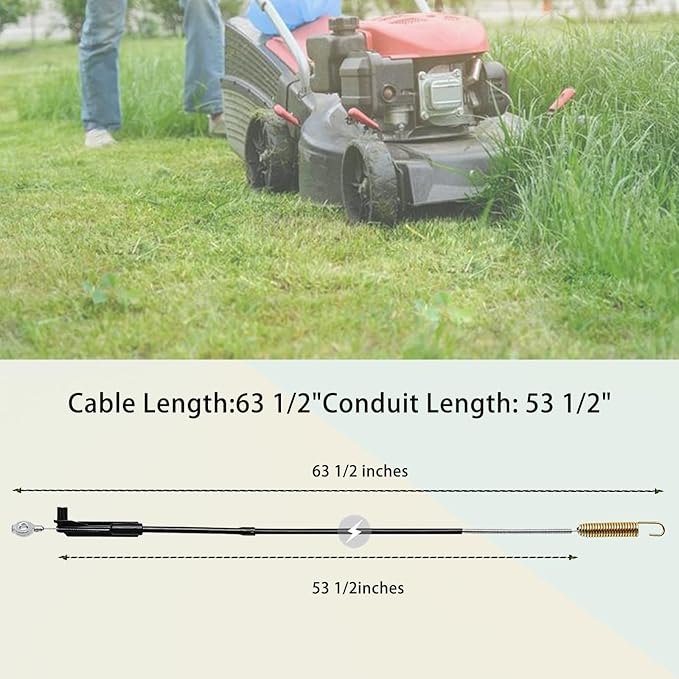 115-8439 Brake Cable, for 22IN Recycler Lawn Mower Toro 20333 20373 20333C 20376 20958 Replaces 115 8439 Brake Cable