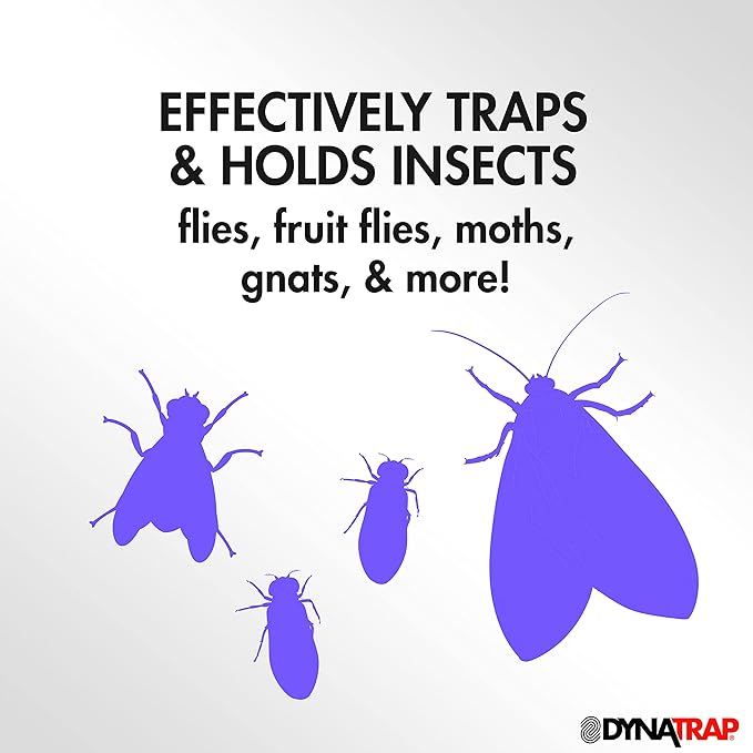DynaTrap 23005-0612 DOT StickyTech Replacement Indoor Flying Insect Trap Glue Cards - 6 Pack