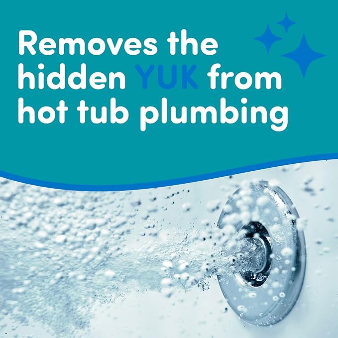 Oh Yuk Hot Tub Cleaner (2 Pack) – Hot Tub Jet Cleaner for Pipes & Jets | Spa Jet Cleaner for Plumbing lins | Deep Clean Spa Pipe Flush Cleaner for Indoor & Outdoor Spas, Swim Spas & Inflatable Tubs