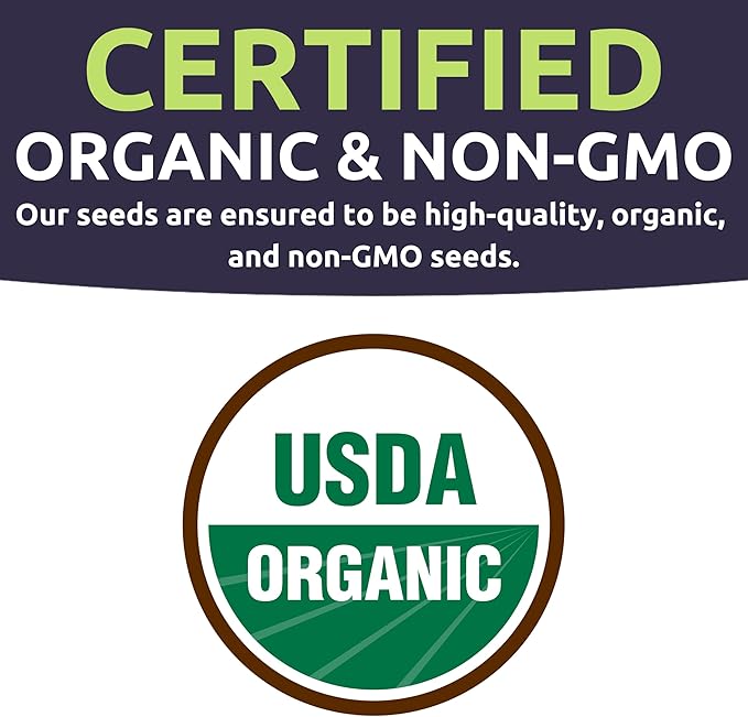 Organic Seeds Gardener Variety Pack - 30 Individual Packs - 2026 Season - Arugula, Basil, Winter Squash, Nantes Carrots and More! for Indoor & Outdoor Planting (Non-GMO, Certified Organic)