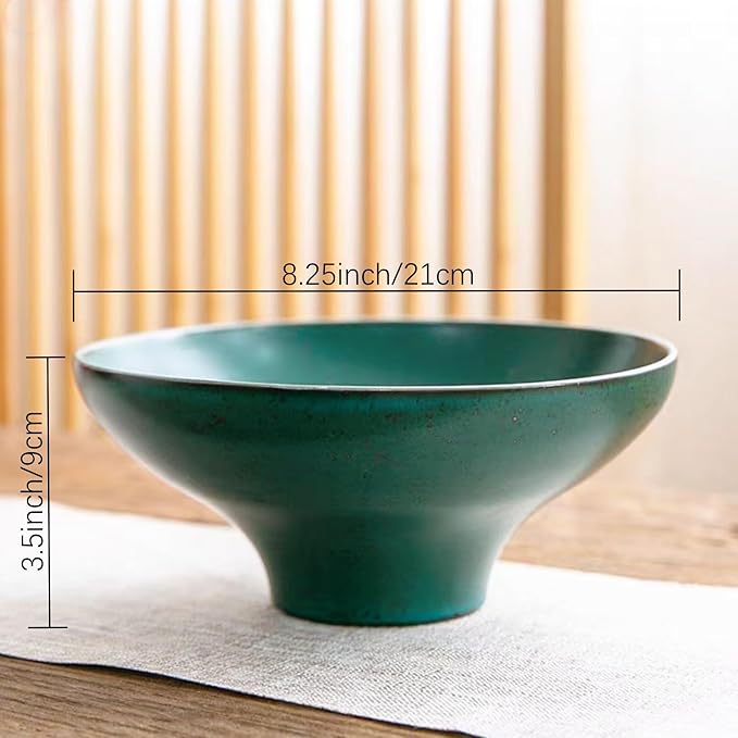 Japanese Ikebana Kit Floral Frog Japanese Flower Arranging Supplies Flower Container with Needle Straightening Tool & Kenzan - 2.4inch Flower Frog, Bowl Vase (Green Peacock)
