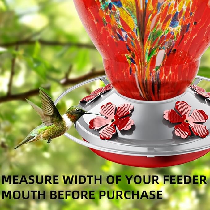 2 Pack Hummingbird Feeder Base Replacement Part Accessories Set - Includes 2 Pcs Bottom Base, Moat Hooks, Seal Rings, Brushes and Hanging Ropes (2, Silver)