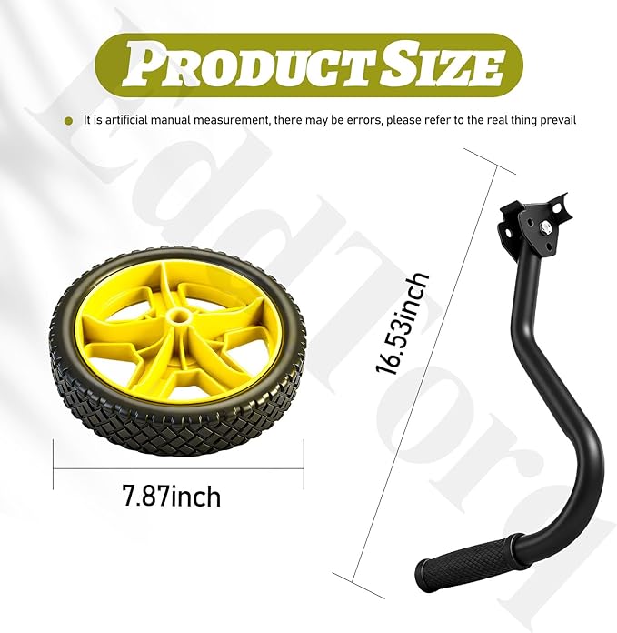 GNA410 Generator Wheel and Handle Kit for W-EN 4500 and 4750-Watt Generators, Compatible with W-EN DF475T, DF475, GN4500, DF472, DF475X, DF472X
