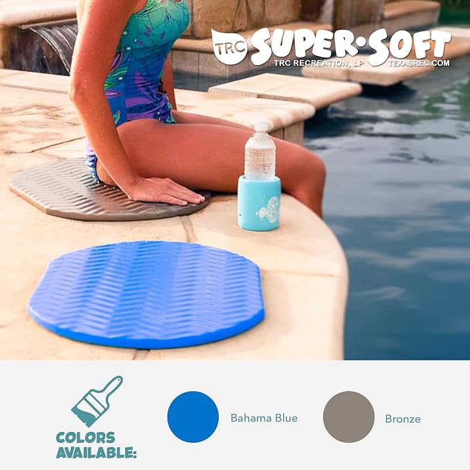 Texas Recreation Super Soft Oval Foam Cushion, Blue