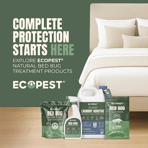 Bed Bug Vapor Pouch | Natural Bedbug Killer for Treating Luggage, Mattress, Beds, Couches, and More | Home Pest Fumigant and Fogger for Indoor Treatment of Bed Bugs | Kills Bed Bugs and Eggs