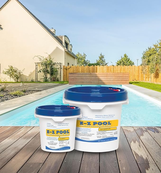 EZ Pool Concentrated Pool Blend Water Care 10 LB with Test Strips
