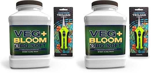Veg + Bloom RO/Soft Base, 1lb with Common Culture Trimming Scissors (Pack of 2)