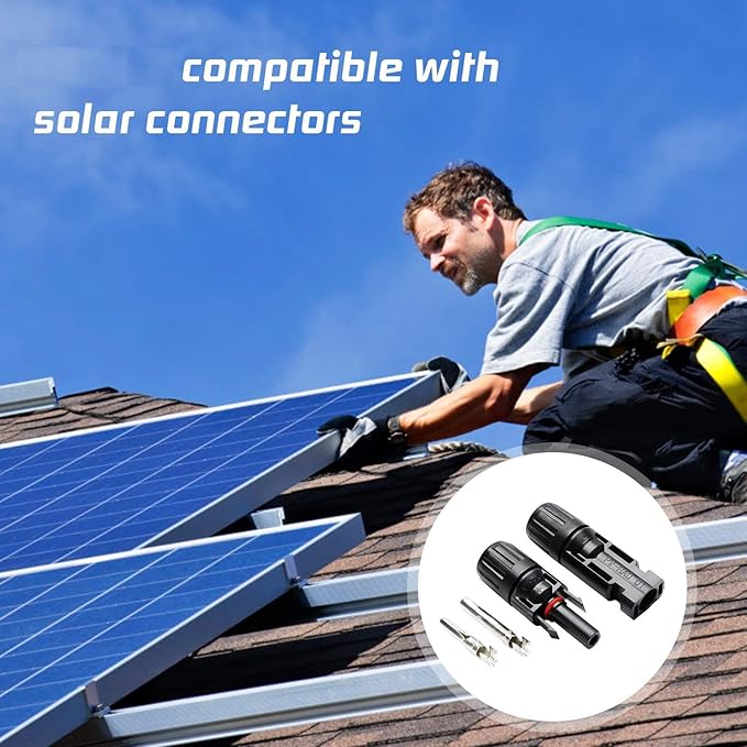 Solar Connectors - Male & Female IP67 Waterproof Connector (50 Pairs Male/Female)