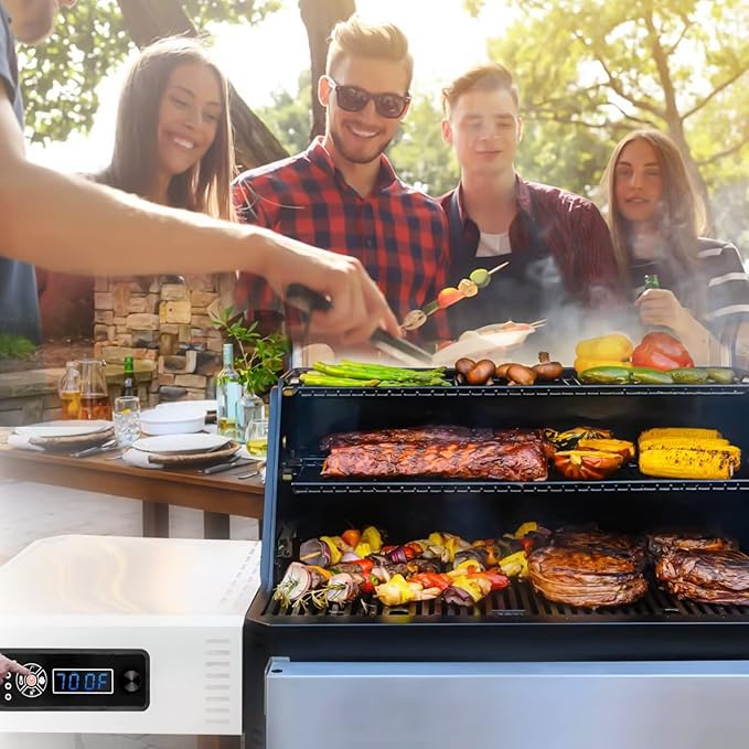 9904200043 Controller Compatible with Masterbuilt Gravity Series 800 Digital Charcoal Grill + Smokers, Digital Control Panel (Non-Wifi) for Model: MB20040122, MB20040221 Replacement Part