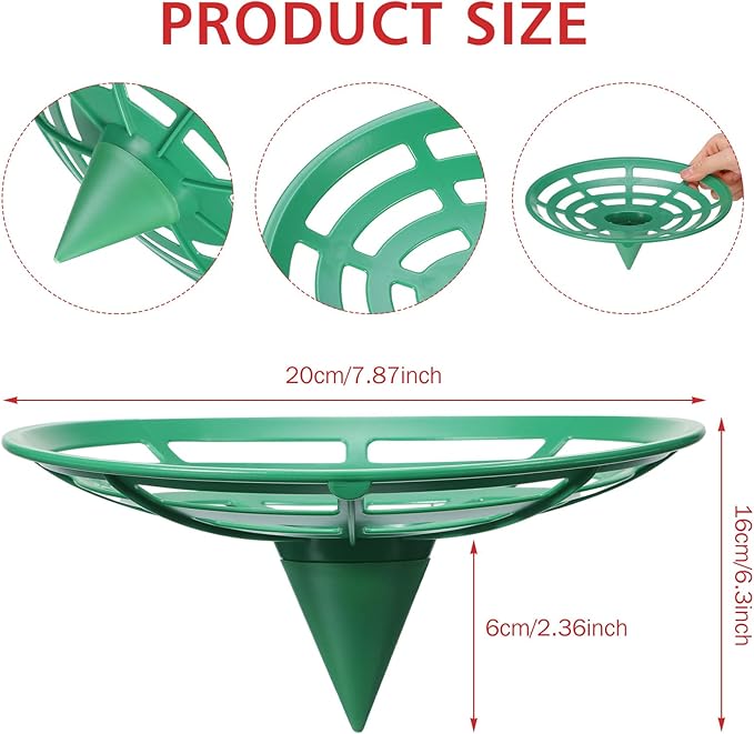 Irenare 12 Pcs Melon Cradle Plant Garden Support Protector for Watermelon Squash Pumpkin Harvest Basket Watermelon Support Trellis for Cantaloupe Honeydew Strawberry, Reusable Avoid Rot