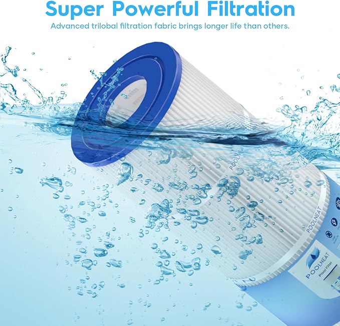 Jandy CL460 Pool Filter Cartridge Replacement for CV460,PJAN115,C-7468,FC-6410,FC-0810,115sq.ft,4Packs-Upgraded Material