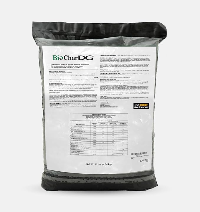 The Andersons BioChar DG Organic Soil Amendment - Covers up to 5,000 sq ft (10 lb)