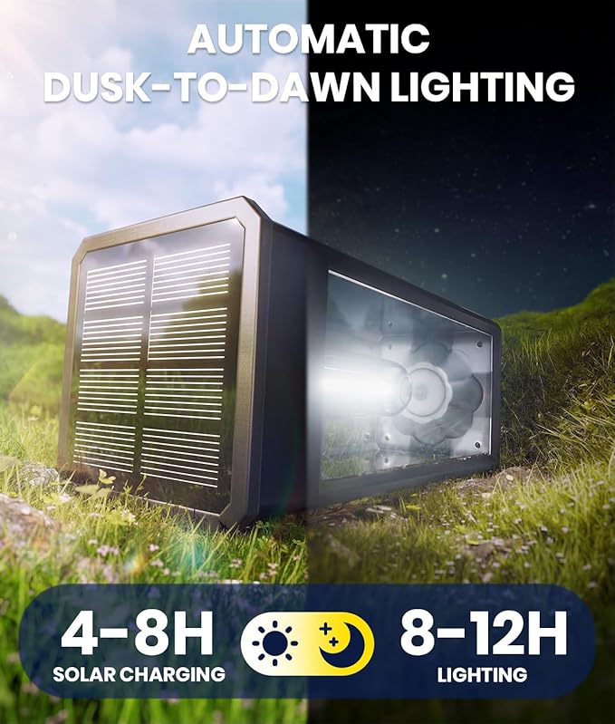NEWMESSI Solar Pathway Lights Outdoor, 6 Pack Solar Garden Lights Waterproof Bright LED Path Lights Solar Powered for Outside Yard Patio Lawn Walkway Driveway Decor Landscape Lighting (Cool White)