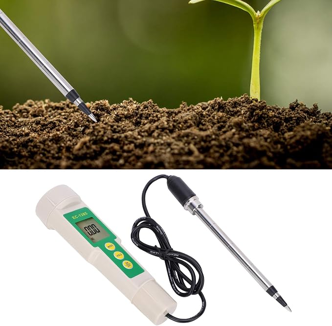 LiebeWH EC Meter Digital Pen 3 in 1 for Water Quality nity Tester Gardening Tool