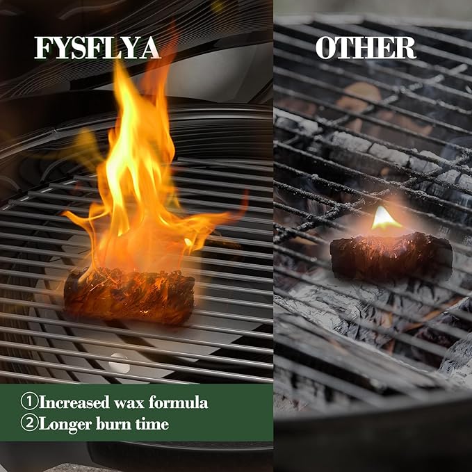 110PCS Fire Starter-Natural Fire Starters for Campfires, BBQ, Fireplaces, Barbecues, Chimneys, Fire Starters for Pizza Ovens, Fireplaces, Grills and Other Scenarios, Charcoal Starters