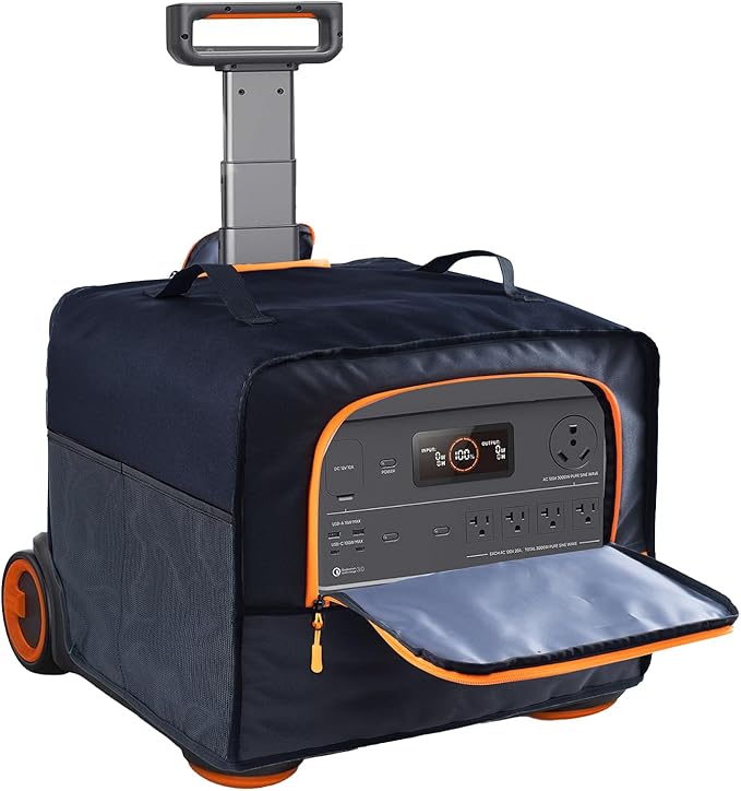 Upgraded Dust Cover Compatible with Jackery Solar Generator 2000 Plus 400W, Jackery Explorer Kit 4000 Plus, Jackry Solar Generator 3000 PRO 400W, Water-resistant Dust Cover for Jackery Solar Generator