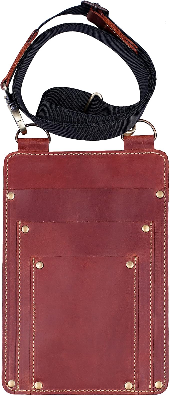Leather Florist Tool Belt Bag Garden Farmer Pouch Organizer - Hand Tools Holder Utility Kit