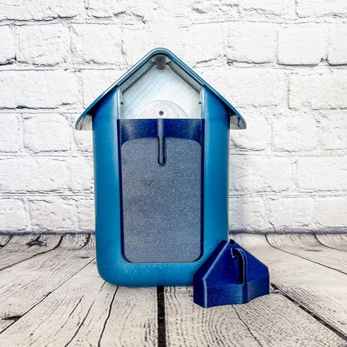 Back Panel & Door Replacement for Bird Buddy (Sparkle Blue)