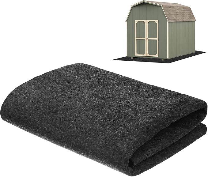 M METERXITY Outdoor Storage Shed Mat, 3x5 FT Waterproof Small Shed Flooring Mat for Patio Furniture Floor Protecting from Wear/Liquid/Dust/Oil, Non-Slip Carport Pad [Grey]