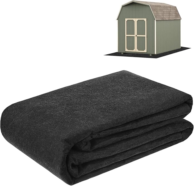M METERXITY Outdoor Storage Shed Mat, 6x8.2 FT Waterproof Small Shed Flooring Mat for Patio Furniture Floor Protecting from Wear/Liquid/Dust/Oil, Non-Slip Carport Pad [Grey]