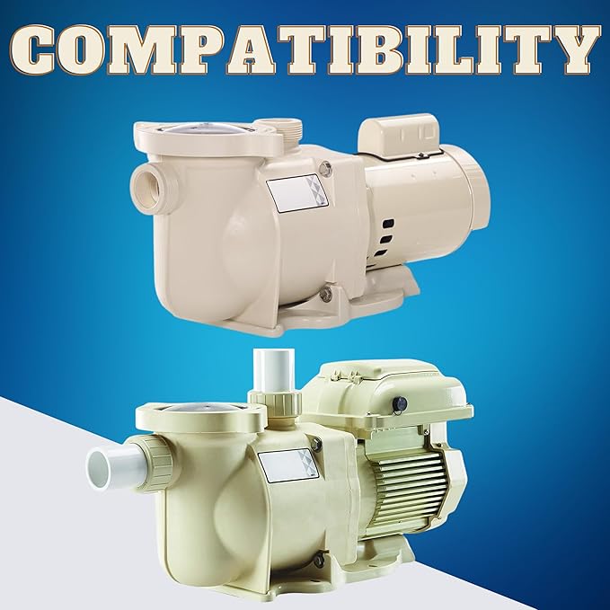 Swimables Lid and Oring Compatible with Pentair Superflo Pool Pump Parts 350091 | Compatible with Pentair Superflo VS 342001, 342002 and Superflo Single Speed Pool Pumps | Made in USA