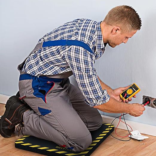 MELOTOUGH Kneeling Pad for Work,Work Gloves for Mechanic,Construction,Gardening,Yard,Warehouse