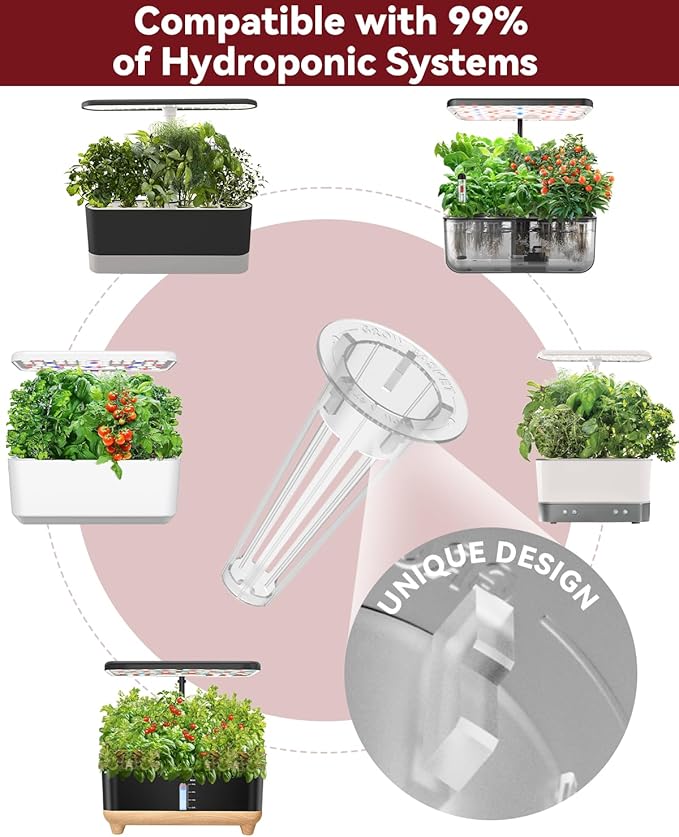 Hot Pepper Seed Pod Kit for Aerogarden, 16 Pods, Ahopegarden Hydroponics Growing System Indoor Garden Includes Jalapeno Peppers and Cayenne Chili Peppers, 500+ Seeds