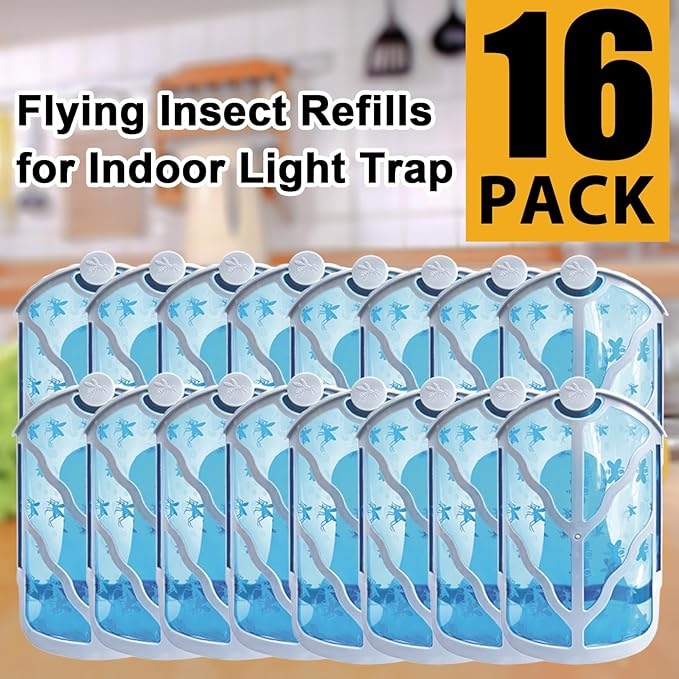 BAIMNOCM 16 Pack Refill Cartridge Compatible with M364 & Max Flying Insect Trap Plug-in Light