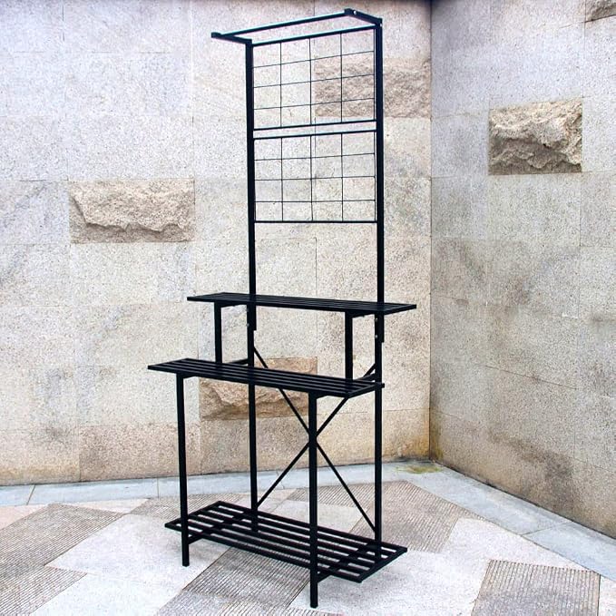 Hanging Plant Pot Shelf Rack Heavy Duty Plant holder Trellis,Multi Layer Plant Stand for Home, Garden, Balcony