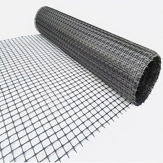 Bidirectional Force Bearing Plastic Geogrid 4' x 164' Paver Base Polypropylene Geogrid EarthLock Increase The Bearing Capacity of The Roadbed Prevent Collapse and Crack Formation