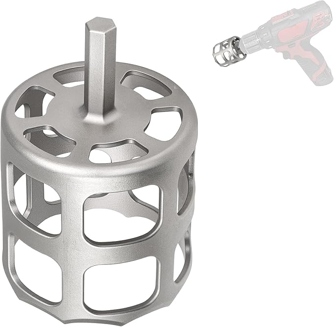 2.75" Stainless Grass Sprinkler Head Trimmer Tool for Garden,Golf Course,Park Lawn Clear Overgrown Sprinkler Head Digging Tool, for Lnstall on A Power Drill for Use.