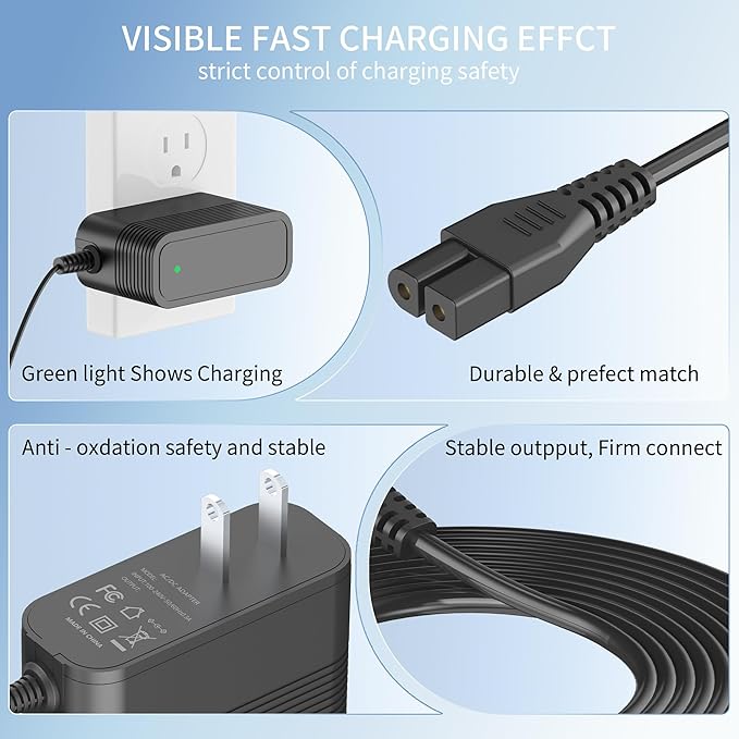 16.8V Power Charger for Aiper Scuba S1 Robotic Pool Cleaner Compatible with Aiper Scuba S1 E1 14.4V Li-ion Battery Robotic Pool Vacuum Cleaner Charger