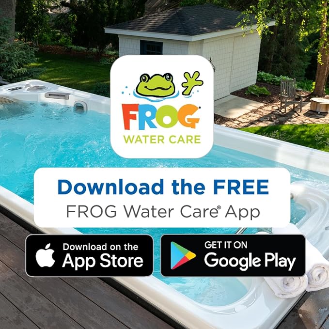 FROG @Ease Floating System and Pipe & Jet Cleanser for Swim Spas - Self-Regulating Swim Spa Sanitizer and Deep Clean Purge - Sanitizing Minerals & SmartChlor Technology - Fresh Start Bundle