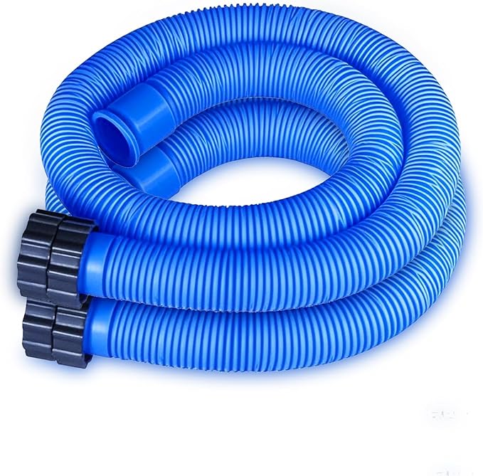 1.5" Replacement Pool Pump Hose for Above Ground Pools Accessories - 29060E Pool Hoses for Intex 1,500 GPH Pump, Sand Filters ＆ Saltwater System (Blue -2 Pack)