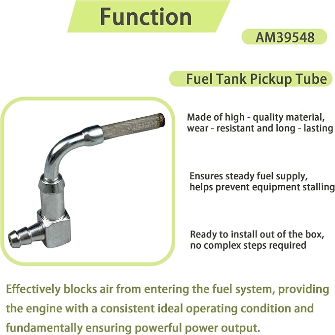 AM39548 Fuel Tank Pickup - Compatible with John Deere 318 Models, Fuel Suction Tube Replacement for JD 318