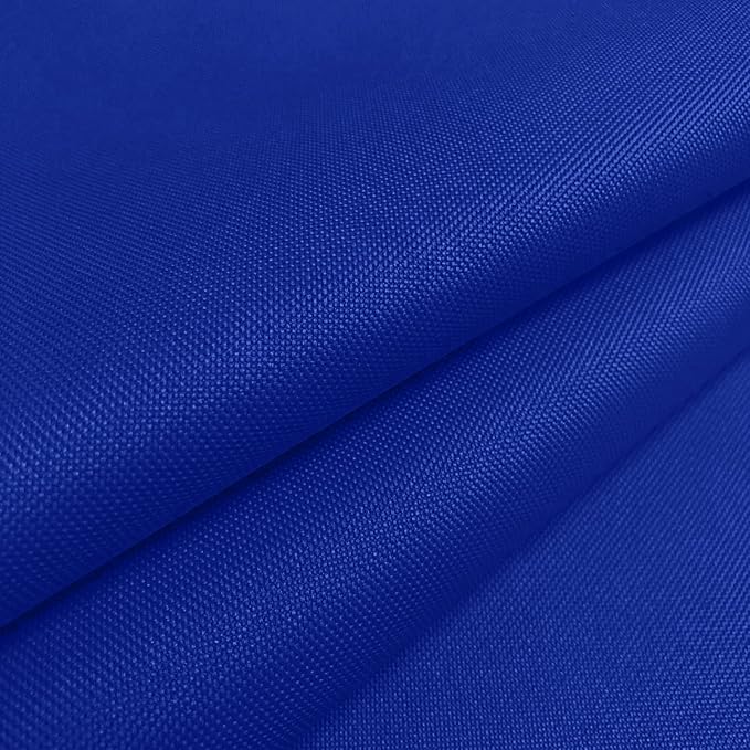 Waterproof Canvas Fabric by The Yard 58" W 600D Upholstery Polyester Material Indoor Outdoor Water Resistant Fabric for Chair Cushion Furniture Cover Sewing DIY Cloth, 2 Yards Royal Blue