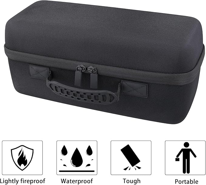co2CREA Hard Travel Case Compatible with Anker SOLIX C300 DC Power Bank Station, Outdoor 288Wh 90,000mAh Portable Power Station, 300W Solar Generator