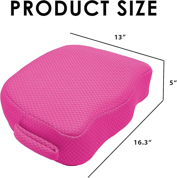 AEROiVi Hot Tub Booster Seat for Adults, 5 Inch Thick Supportive Cushion with Non-Slip Bottom, Weighted for Quick Sink without Float, Spa Booster Seat for Hot Tub (Including Inflatable), Pool, Bathtub
