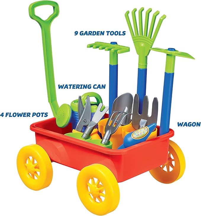 Kidoozie My First Gardening Set - Sprout Green Thumbs with This Pretend Play Playset - Indoor and Outdoor Fun for Ages 3+