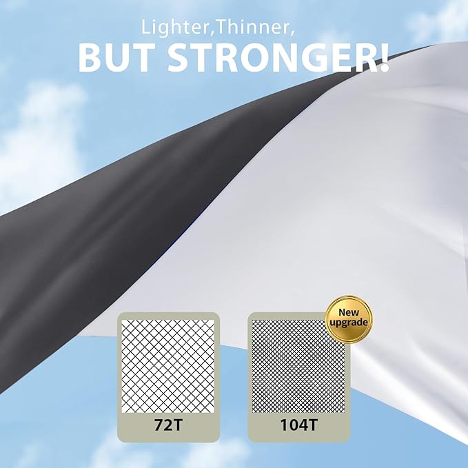 KylinLucky Outdoor Chair Covers Waterproof All-Weather Protection 2 Pack - Heavy-Duty Windproof Fabric for Patio Furniture, Fits Chairs up to 35x37x38.5 Inches, Black